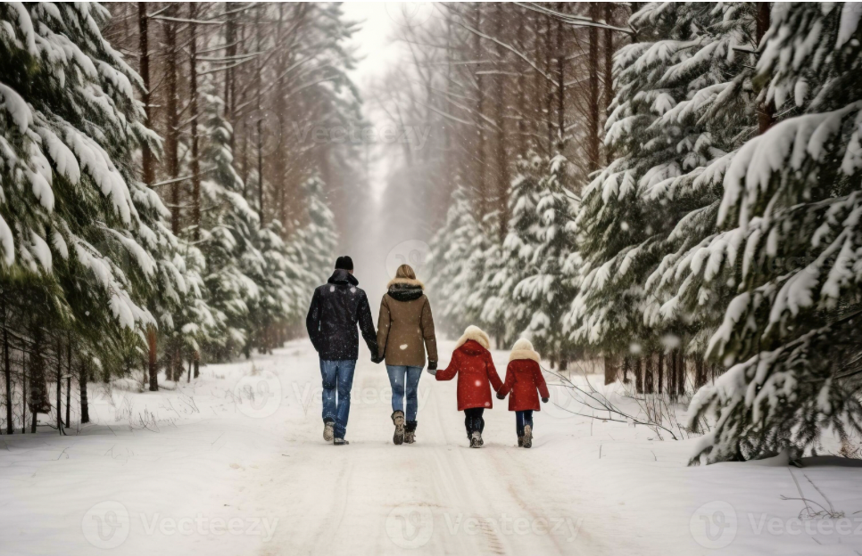 Marcher dans le froid